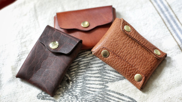 PATTERN: Single Pocket Rivet Wallet SET (Vertical and Horizontal)