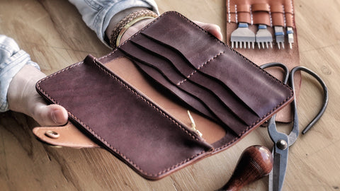 PATTERN: Center Snap Long Wallet PATTERN: Center Snap Long Wallet