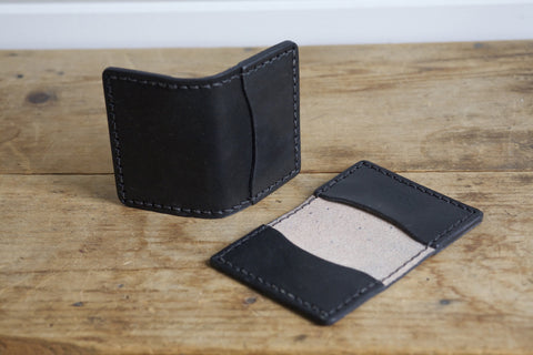 Standard Folded Card Wallet (Black) Standard Folded Card Wallet (Black)