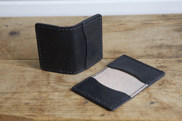 Standard Folded Card Wallet (Black)