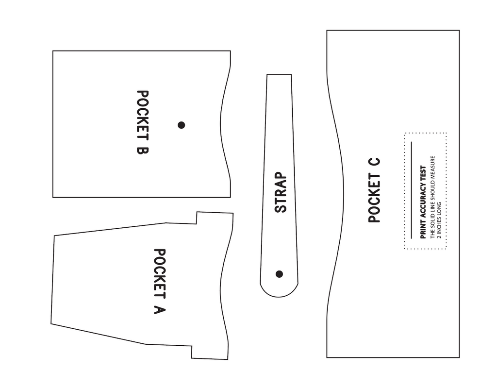 PATTERN: Long Zip Wallet | Corter Leather & Cloth pattern-long-zip-wallet-corter-leather-cloth