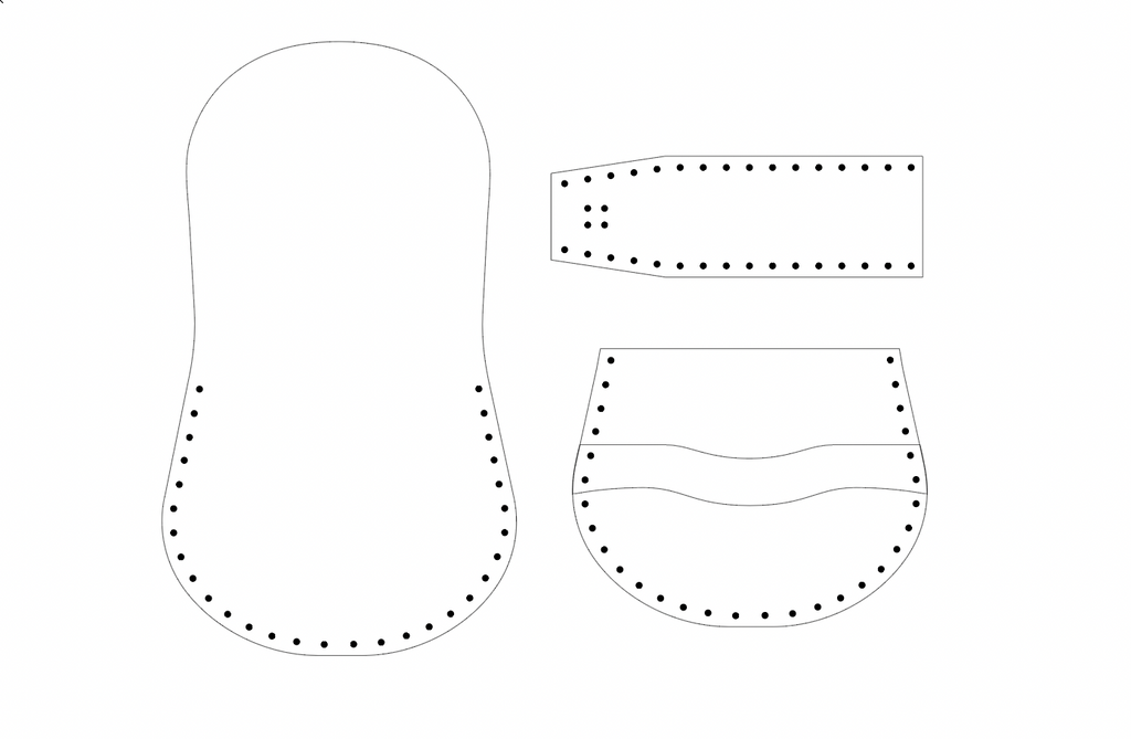 PATTERN: Kayleena's Laced Leather Bags | Corter Leather & Cloth pattern-kayleena-s-laced-leather-bags-corter-leather-cloth