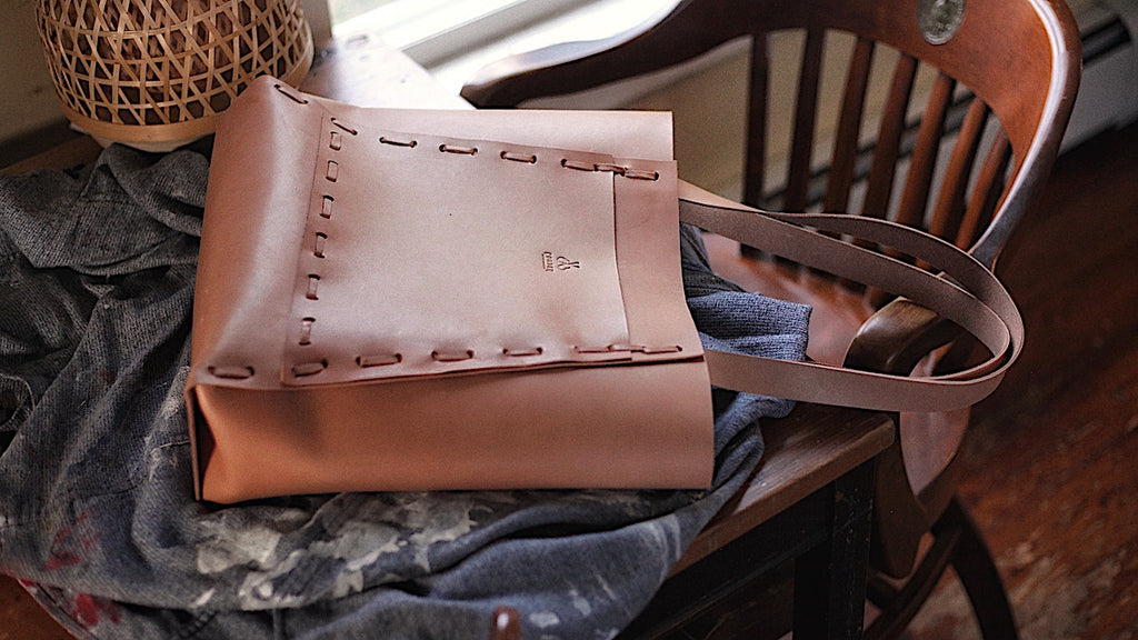 PATTERN: Laced Pocket Tote Bag